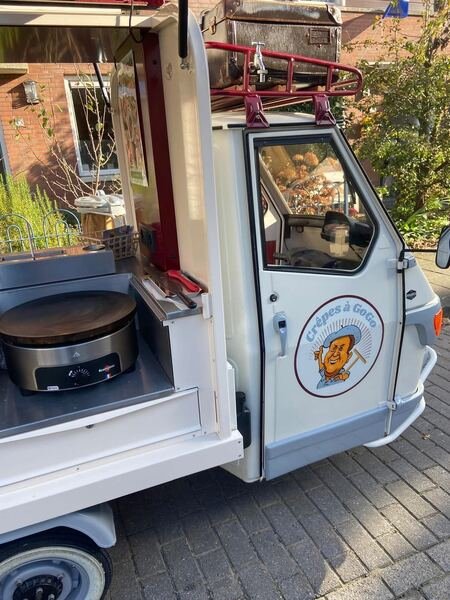 Crêpes-Dreirad Piaggio Ape